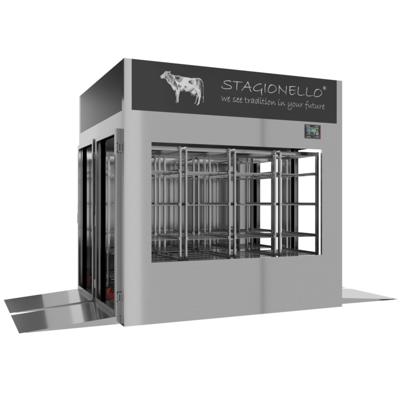 Stagionello® Meat Curing Device 1200 Kg Tunnel porta a vetro - immagine 2