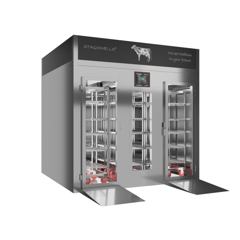 Stagionello® Meat Curing Device 1200 Kg Walk-in porta a vetro - immagine 2