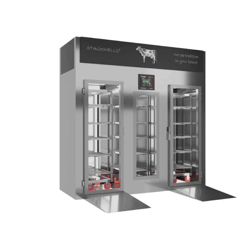 Stagionello®Meat Curing Device Walk-in 100+300 kg Porta a vetro - immagine 2