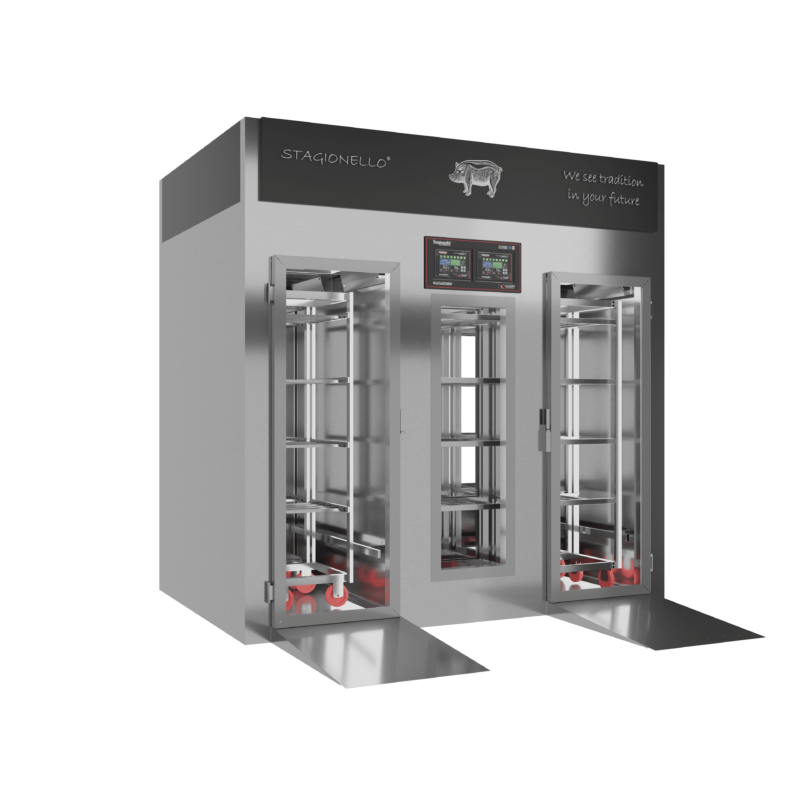 Stagionello® Salami Curing Device 200/600 Kg Walk-in porta a vetro - immagine 2