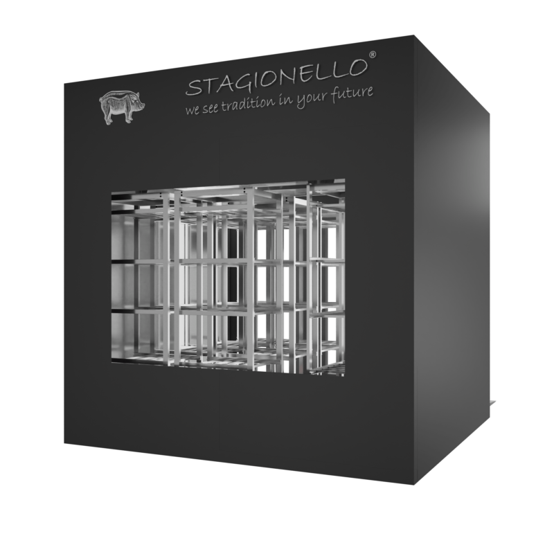 Stagionello® Salami Curing Device 1200 Kg Walk-In 2 vetri - immagine 2