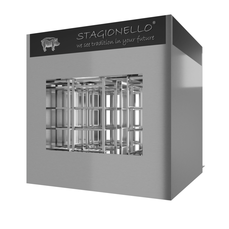 Stagionello® Salami Curing Device 1200 Kg Walk-In 2 vetri - immagine 4